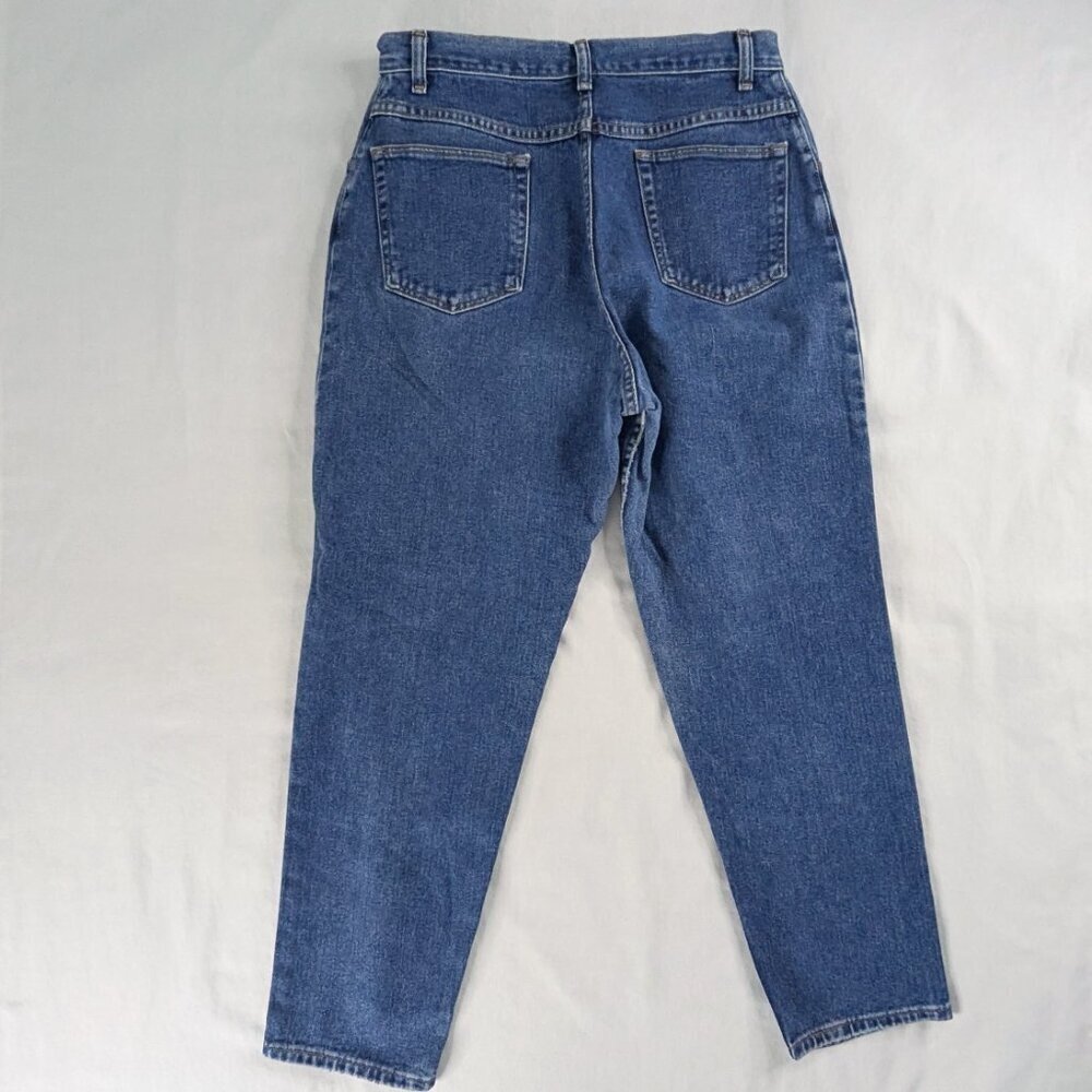 VTG Wrangler Rich Blue Wash High Rise Tapered Leg 90s Mom Jeans